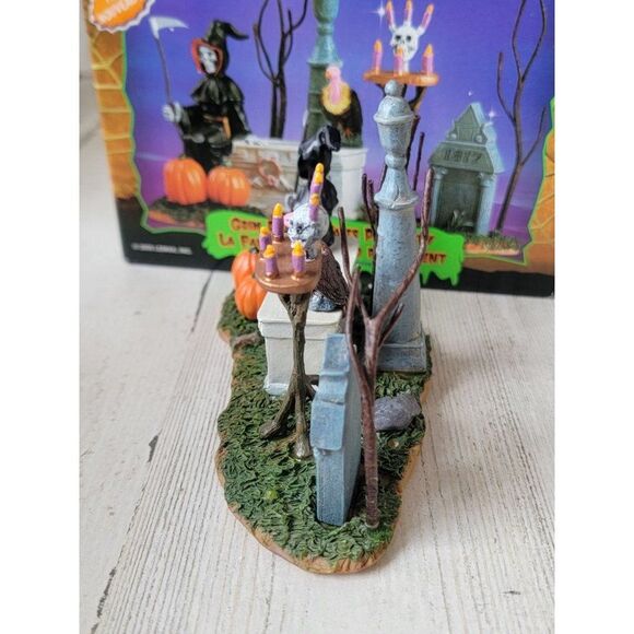 Lemax Grim Reaper Waits patiently spooky town Village accessory 2005 - Picture 4 of 8